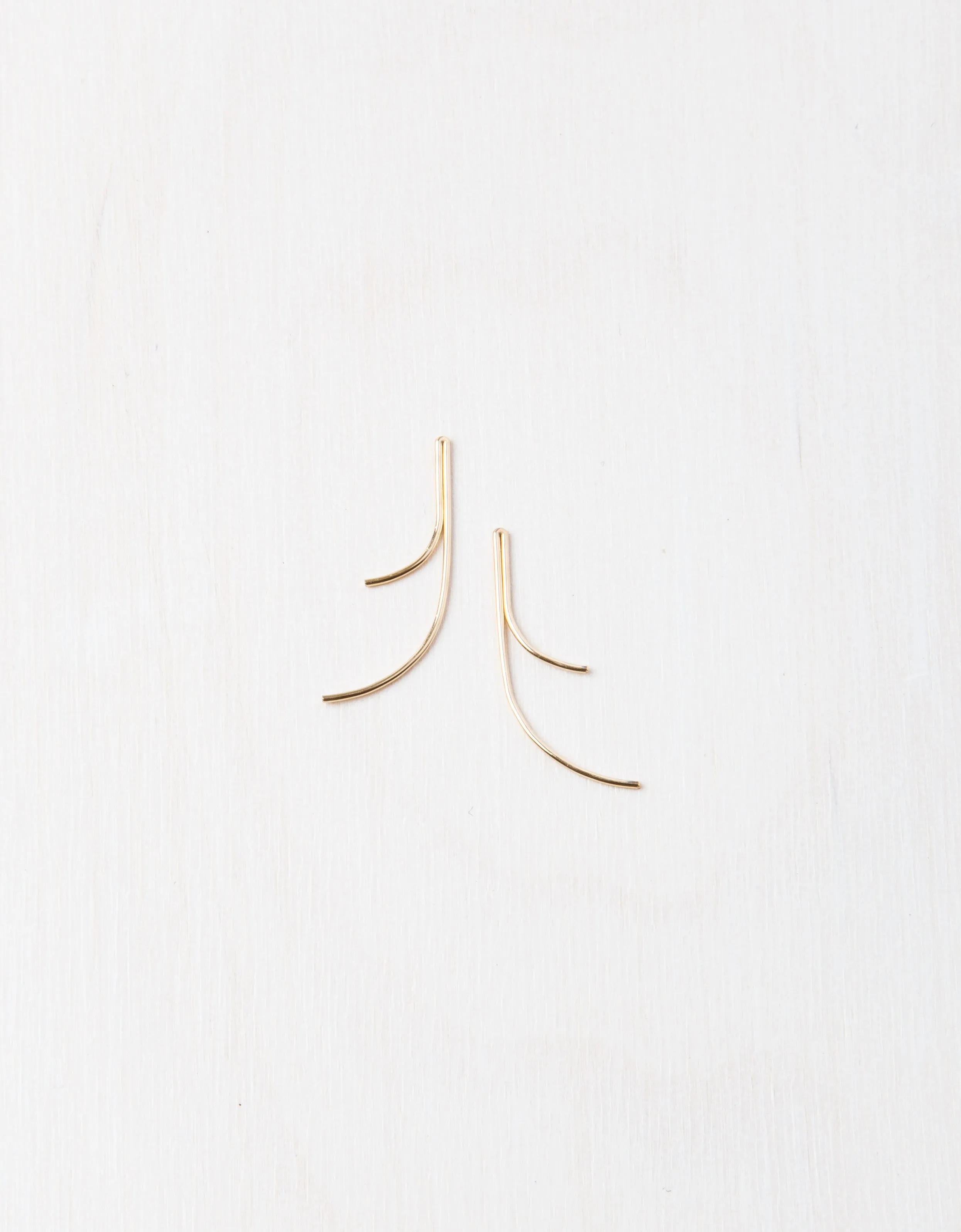 14GF Floating Branch Earrings