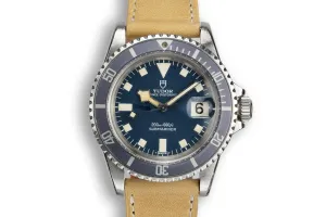 1976 Tudor Snowflake Submariner 9411/0 Blue Dial