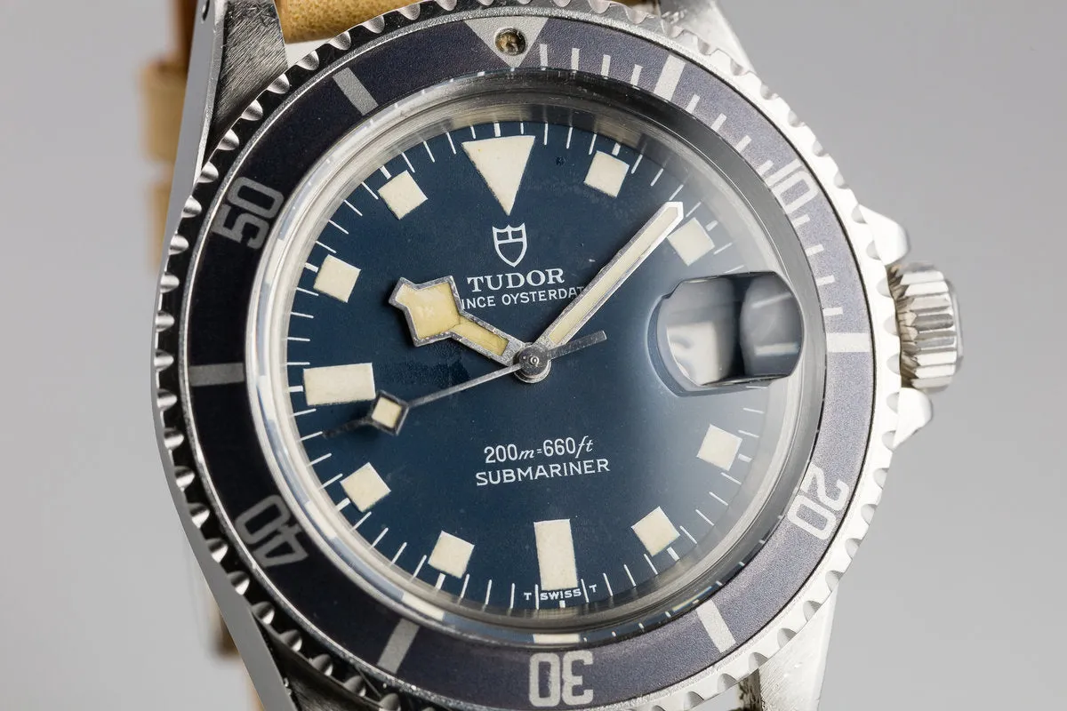 1976 Tudor Snowflake Submariner 9411/0 Blue Dial