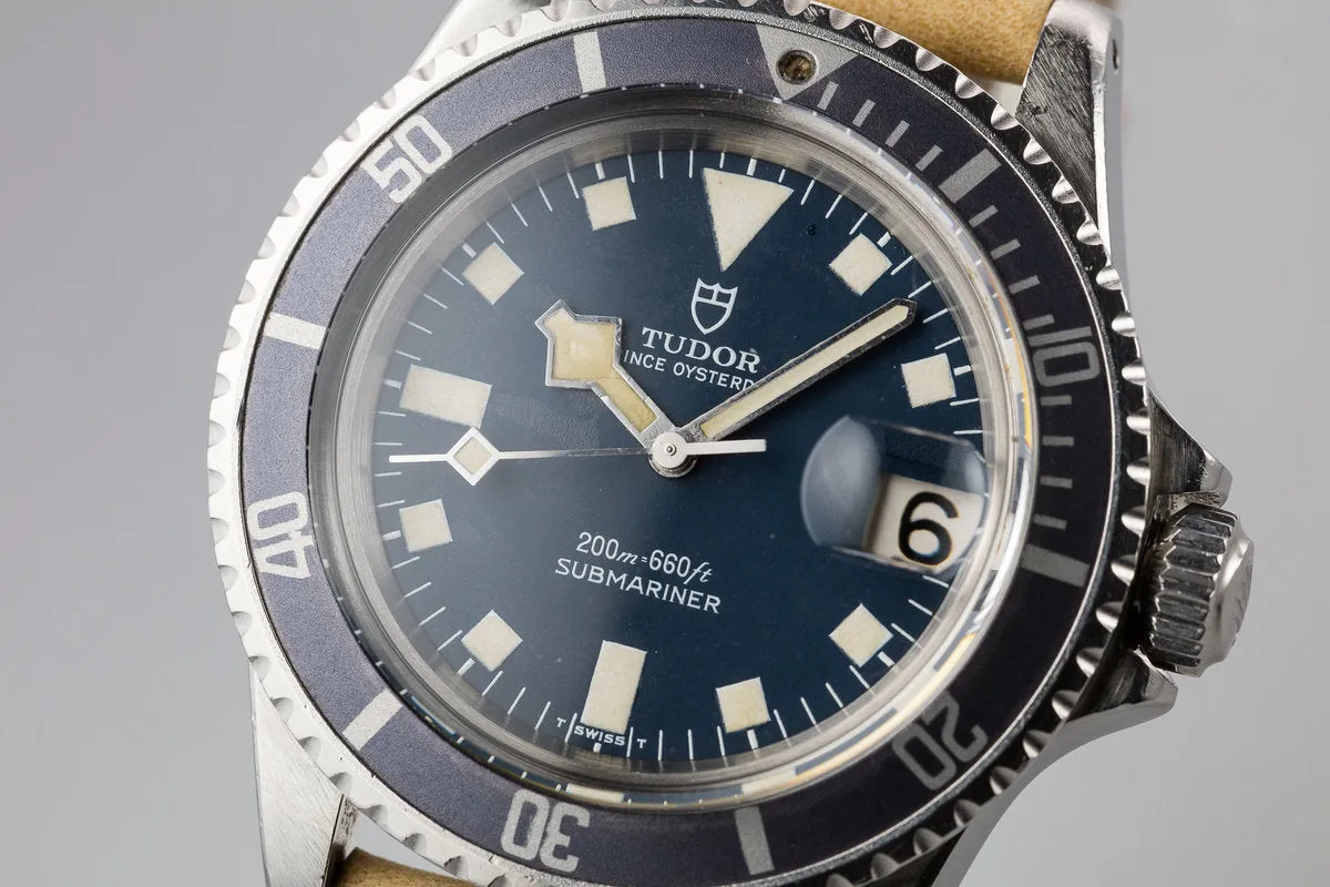 1976 Tudor Snowflake Submariner 9411/0 Blue Dial