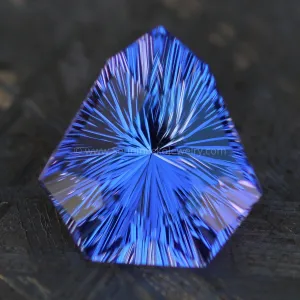 4.55 Carat Blue/Purple Tanzanite Arrowhead - 11.8x10.9mm - Fantasy Cut