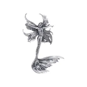 Amy Brown Sea Sprite Fairy ~ Sterling Silver Jewelry Pendant TPD136