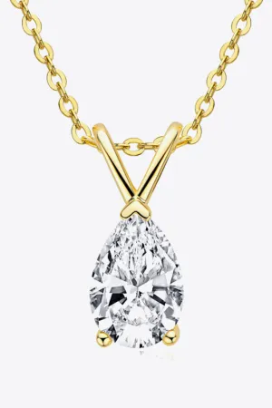 *APP EXCLUSIVE* 1.5 Carat Moissanite Pendant 925 Sterling Silver Necklace