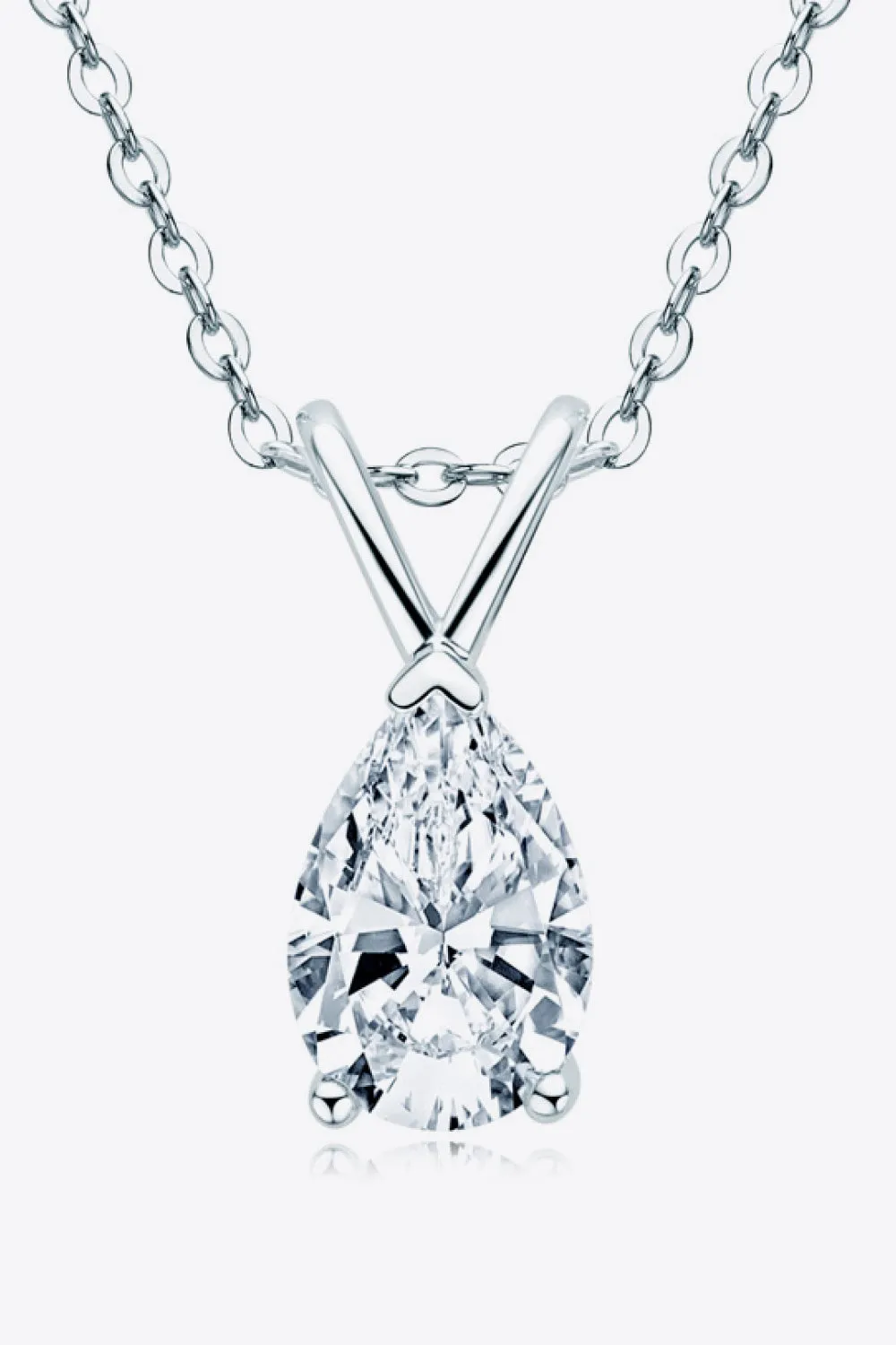 *APP EXCLUSIVE* 1.5 Carat Moissanite Pendant 925 Sterling Silver Necklace