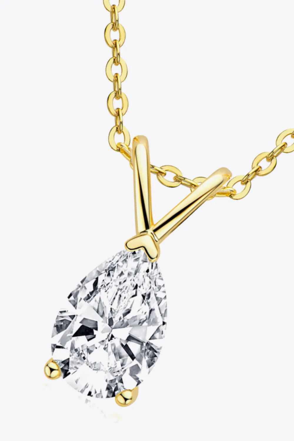 *APP EXCLUSIVE* 1.5 Carat Moissanite Pendant 925 Sterling Silver Necklace