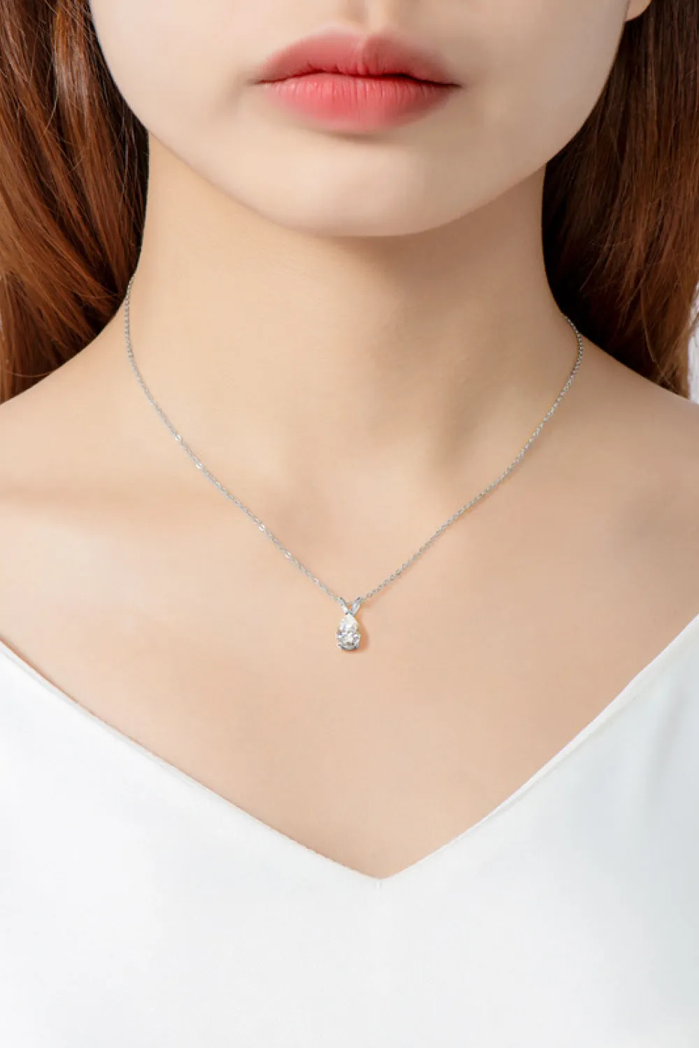 *APP EXCLUSIVE* 1.5 Carat Moissanite Pendant 925 Sterling Silver Necklace