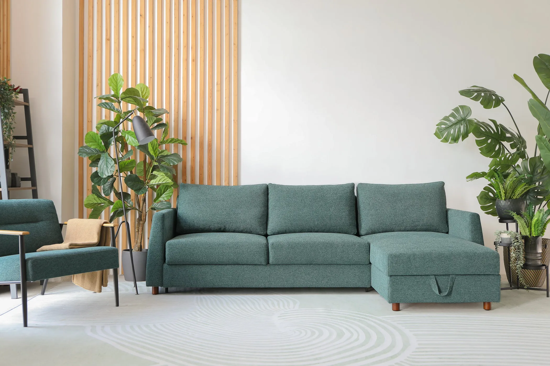 Bergen Sofa Bed - Open Box -  Emerald Green