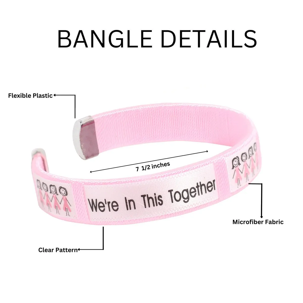 Breast Cancer We're In This Together Bracelets