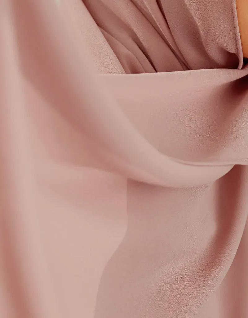 Chiffon Shawl - Shades of Dark Pink