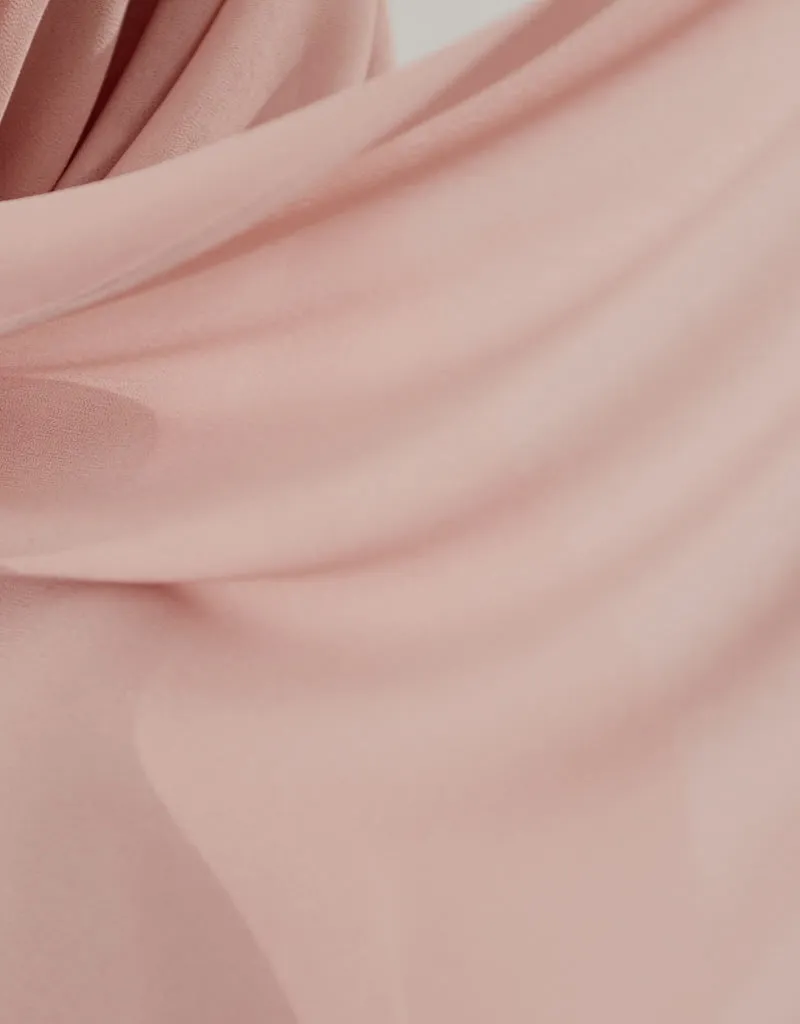 Chiffon Shawl - Shades of Dark Pink