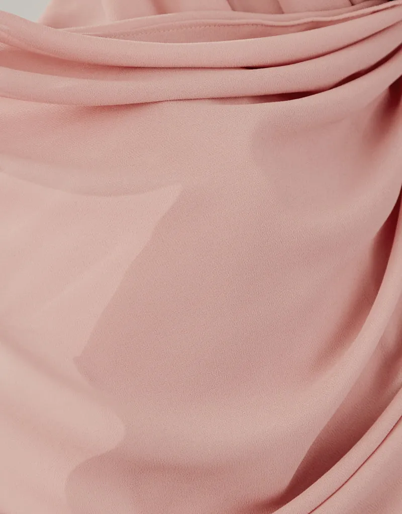 Chiffon Shawl - Shades of Dark Pink