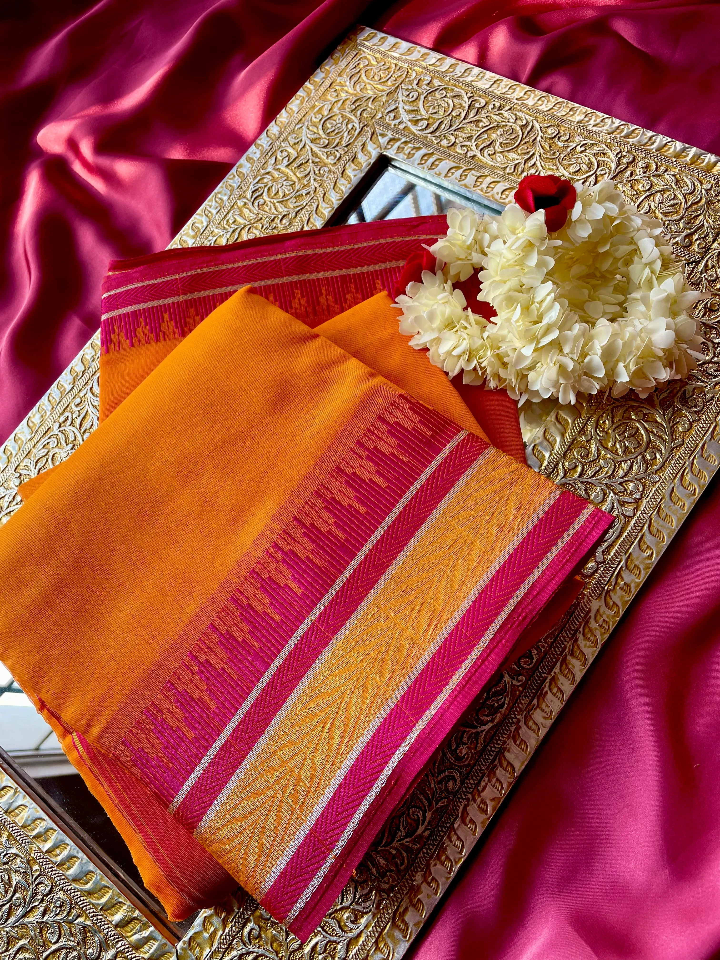 Dholki Cotton Silk: Jhalak