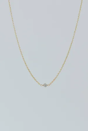 Diamond in the Rough Solitaire Necklace - Round