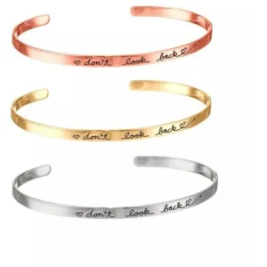 Don’t Look Back Cuff Bracelet