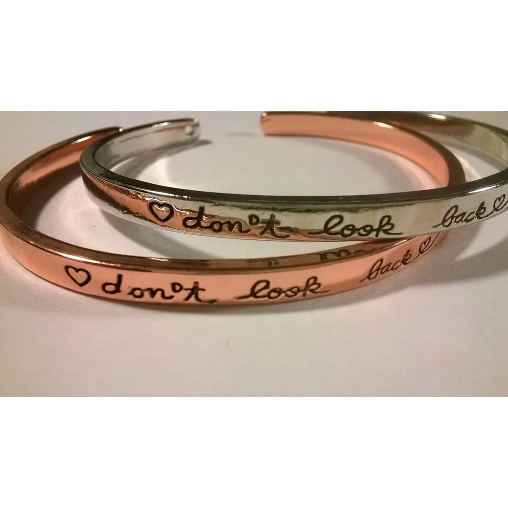 Don’t Look Back Cuff Bracelet