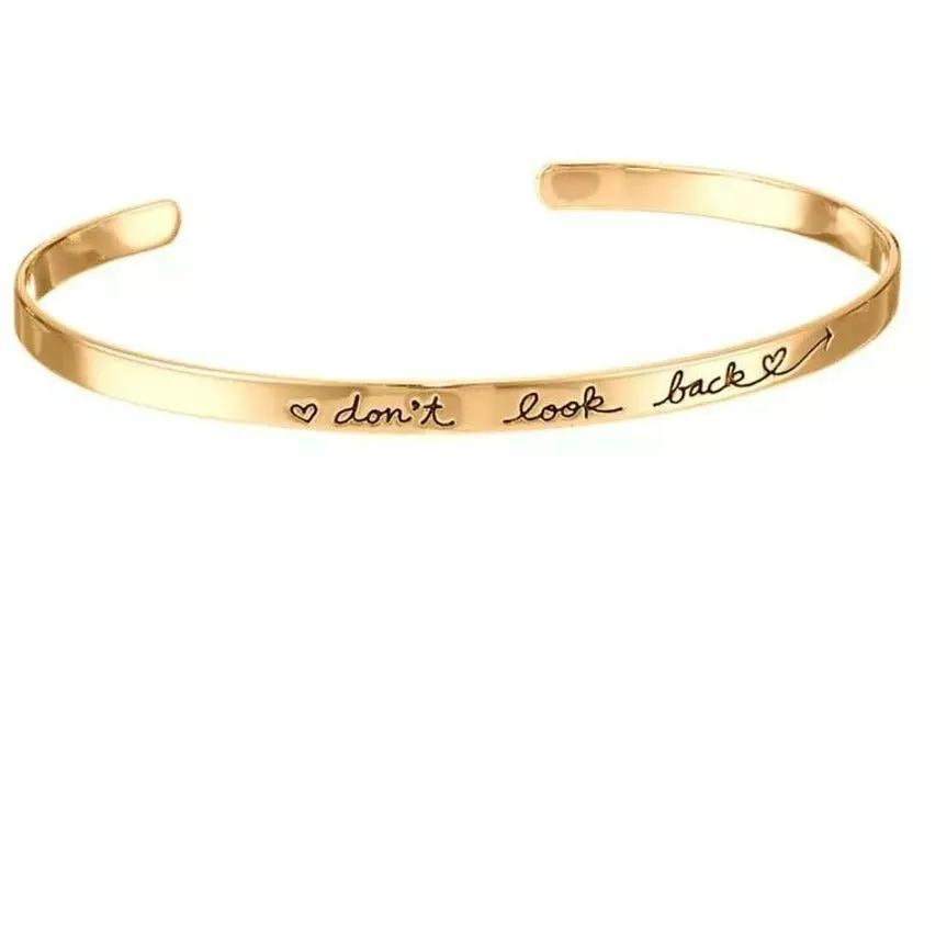 Don’t Look Back Cuff Bracelet