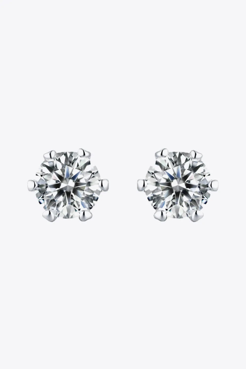 Good Days Ahead Moissanite Stud Earrings