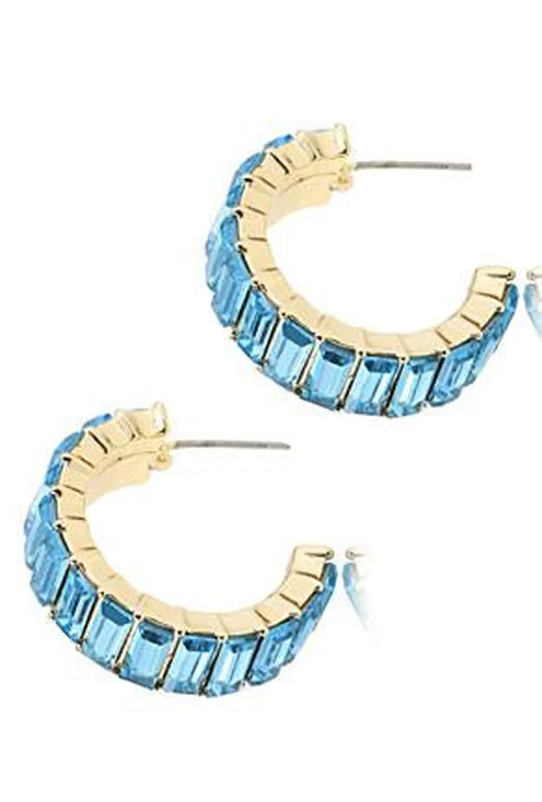 GRAZIELLA - GOLD GEM STONE EARRING