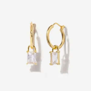 Iris Topaz Hoops