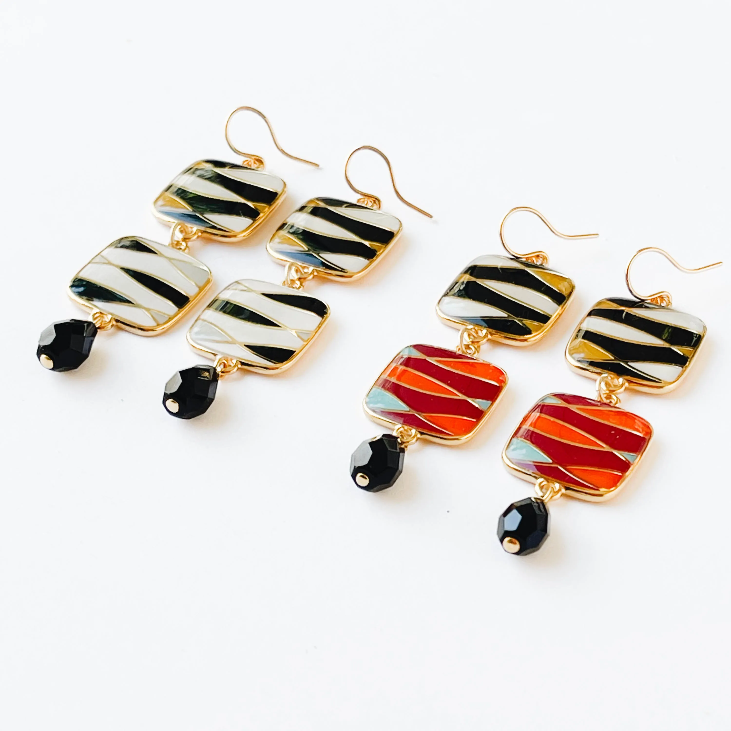 Long Statement Retro Earrings