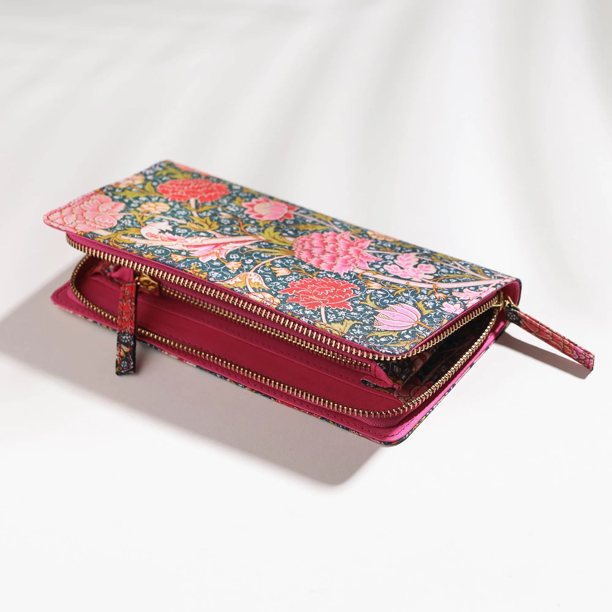 Multicolor - Floral Printed Handcrafted Wallet