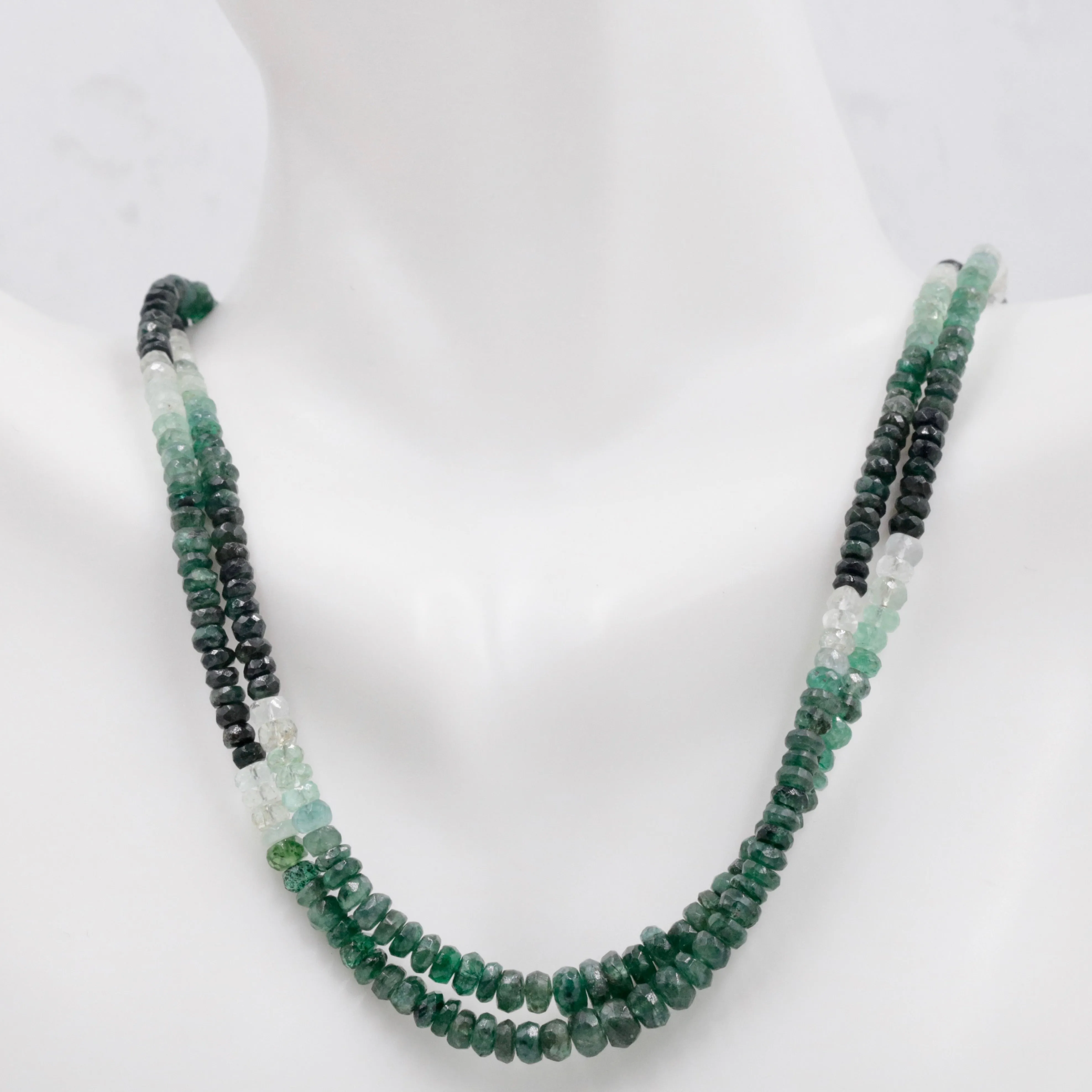 Natural Emerald Necklace Green Emerald Necklace Emerald Beads Green Gemstone beads Emerald stone beads emerald gemstone beads 2 -3mm SKU: 108736