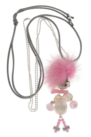 PARIS VALERIE Pink Puppet Pendant