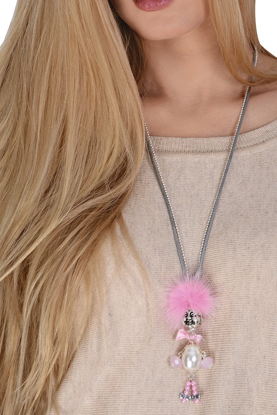 PARIS VALERIE Pink Puppet Pendant