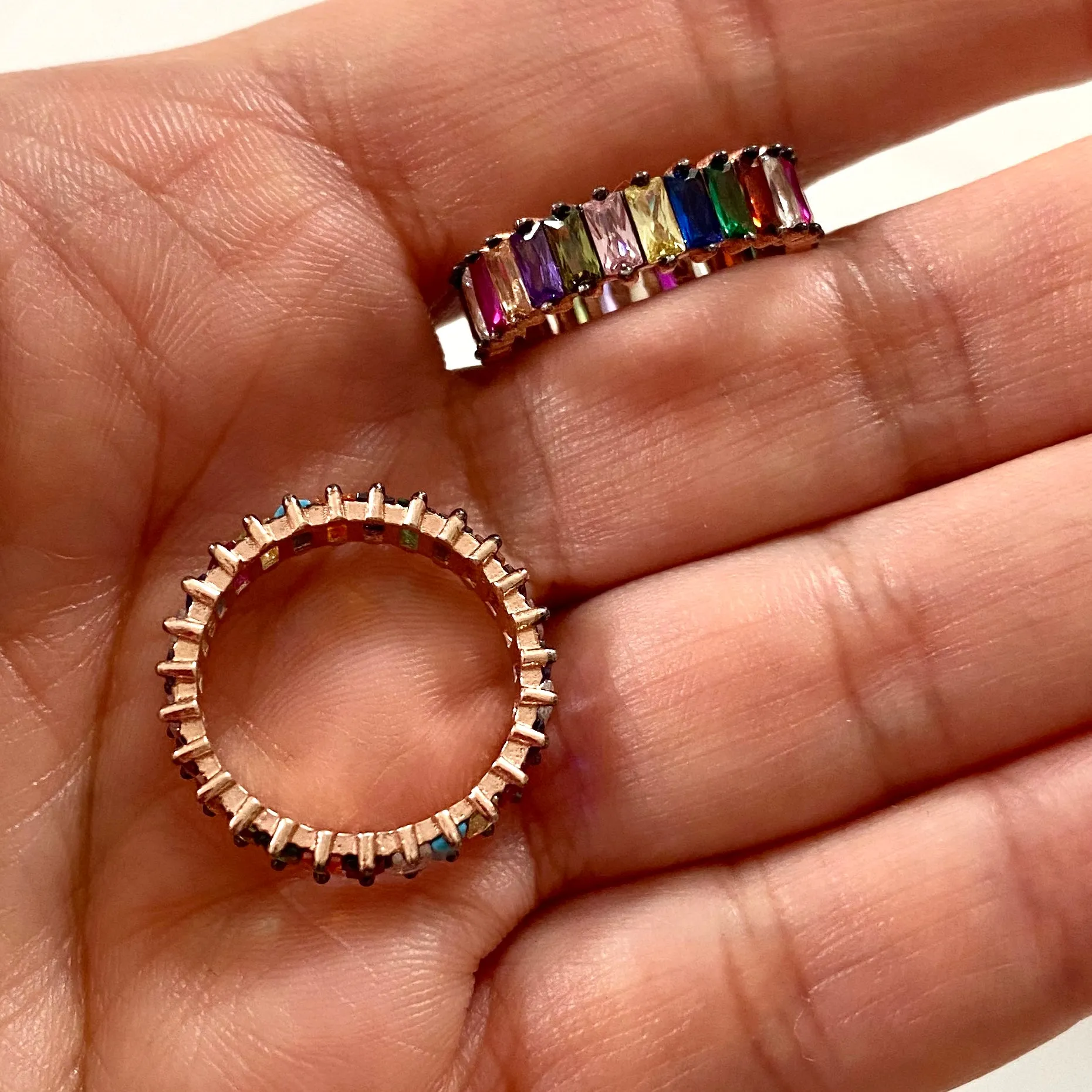 Rainbow rings