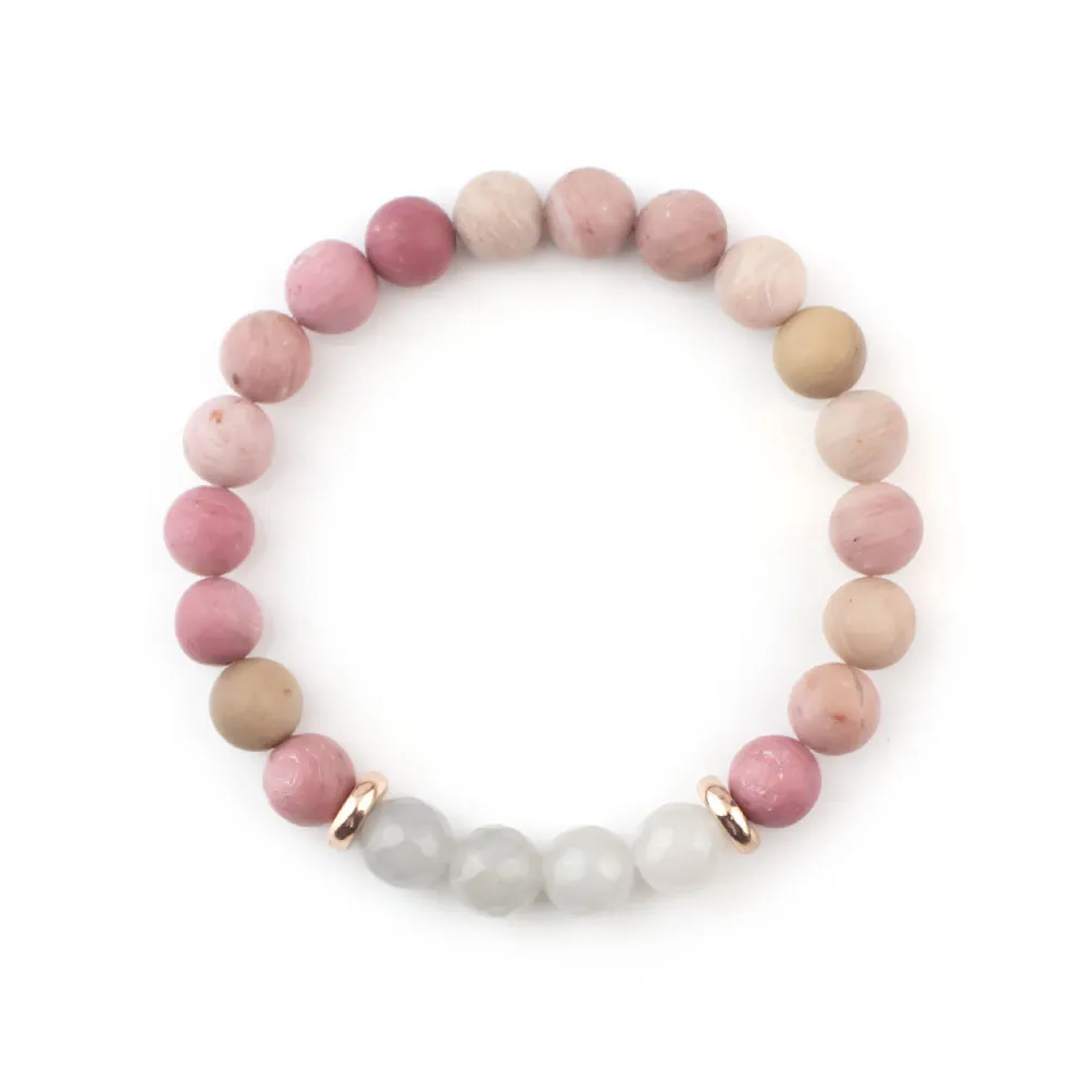 Rhodonite Beaded Bracelet