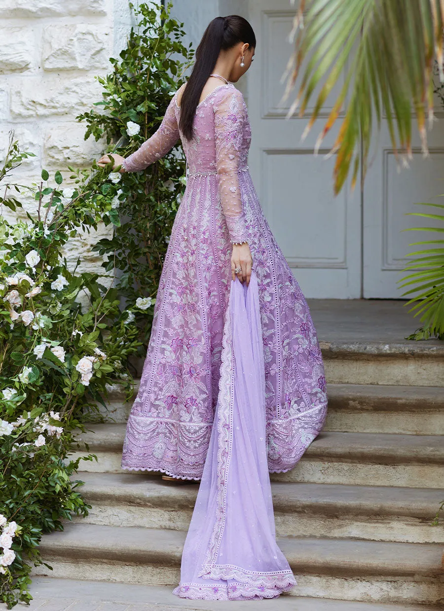 Shireena Lavender Kalidaar and Dupatta