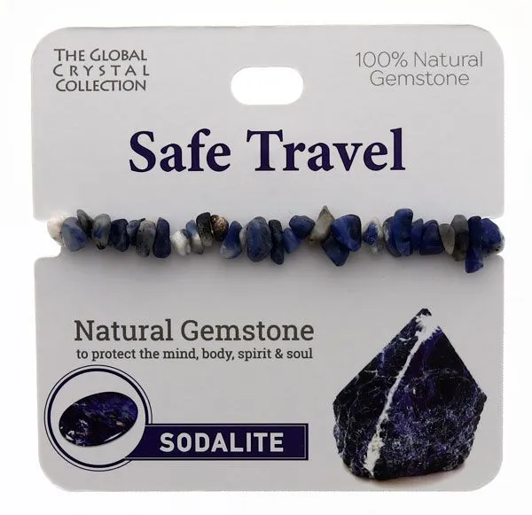 Sodalite Natural Gem Bracelet - 'Safe Travel'