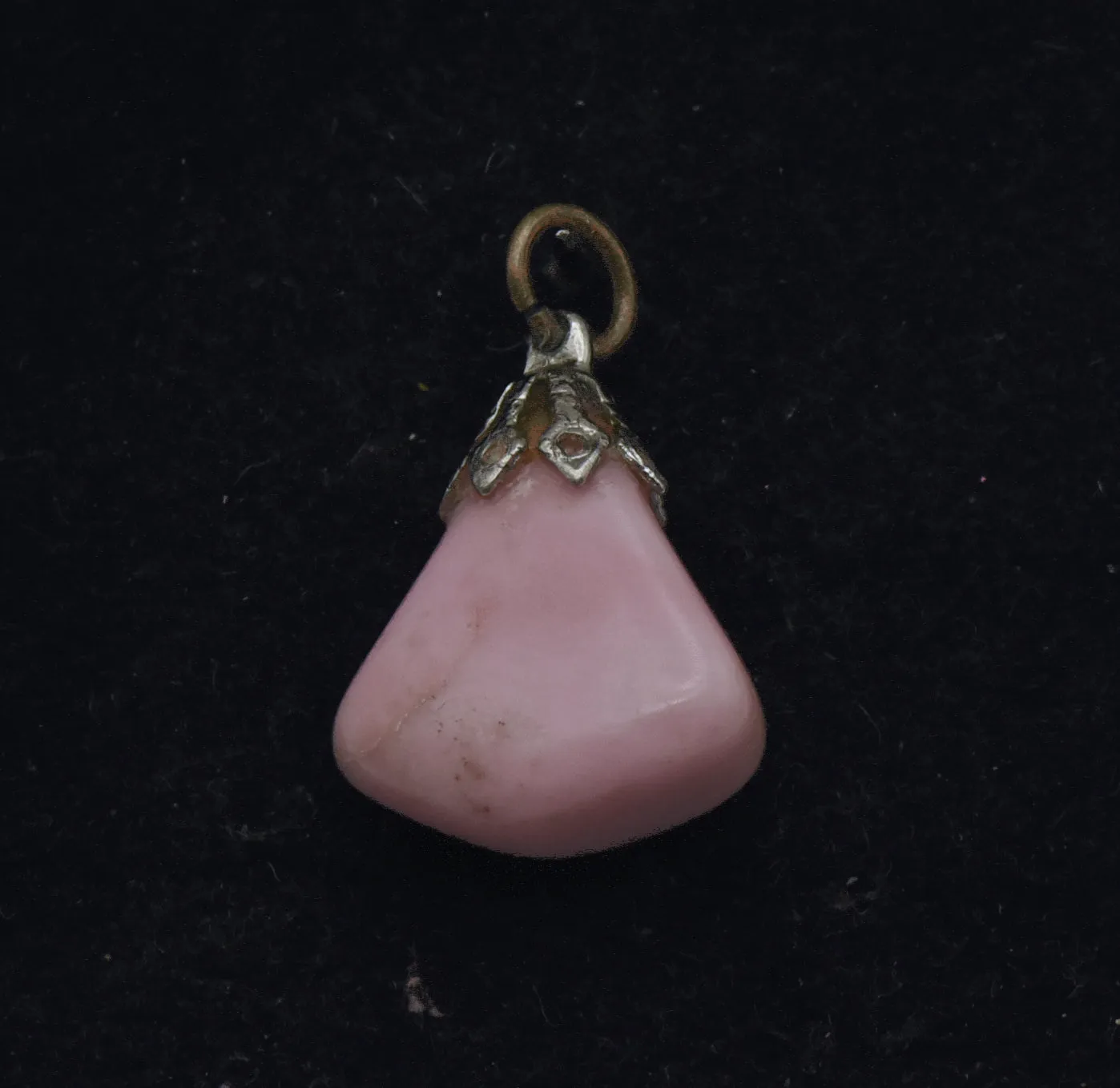 Tumbled Pink Opal Pendant