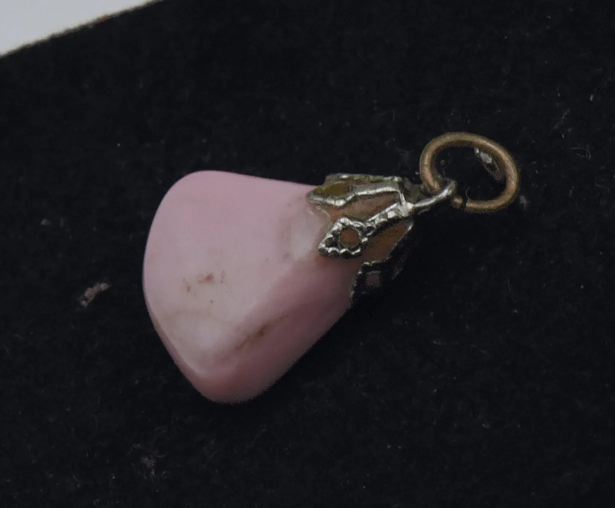 Tumbled Pink Opal Pendant