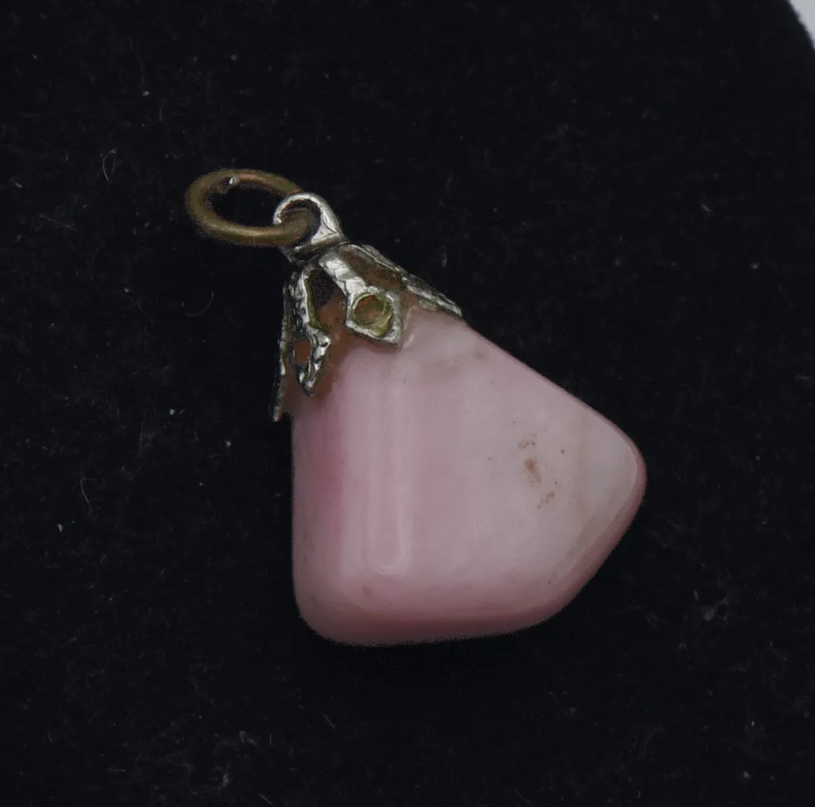 Tumbled Pink Opal Pendant