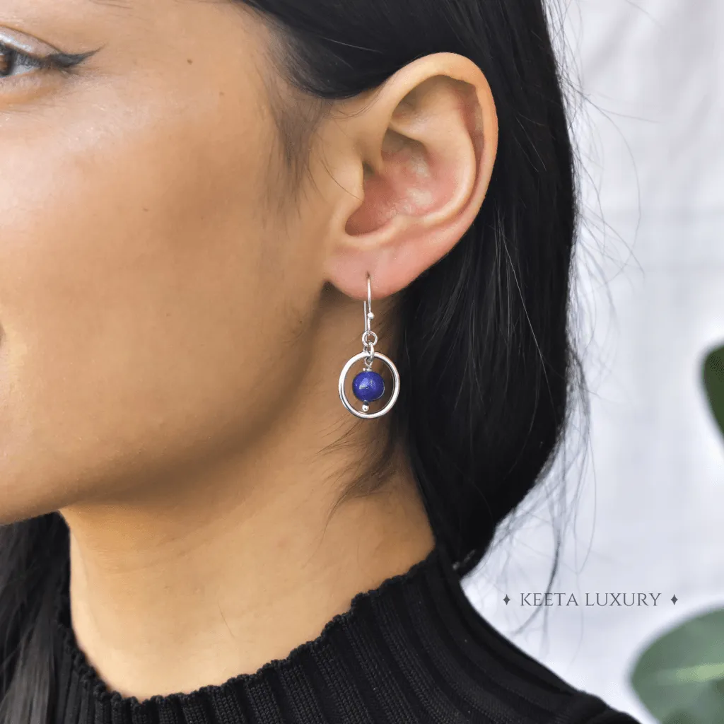 Wisdom - Lapis Earrings