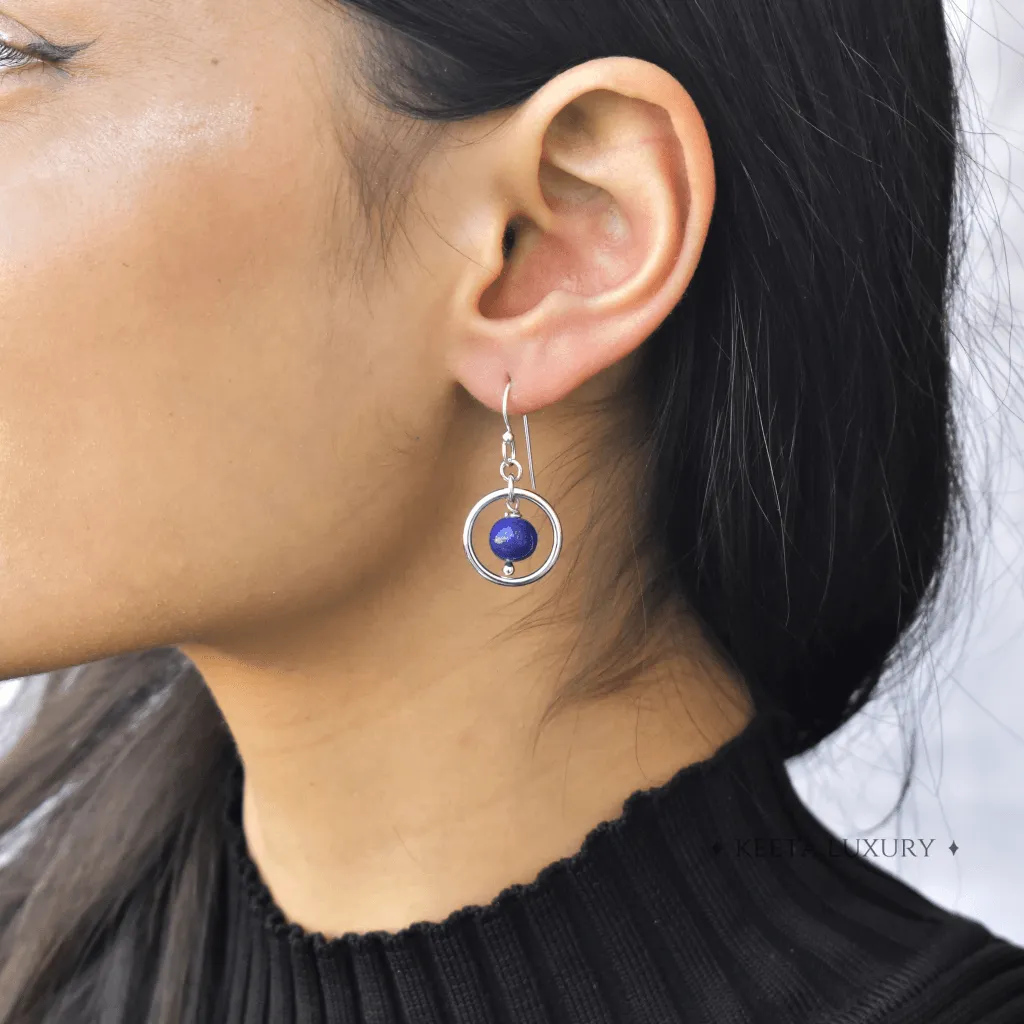 Wisdom - Lapis Earrings