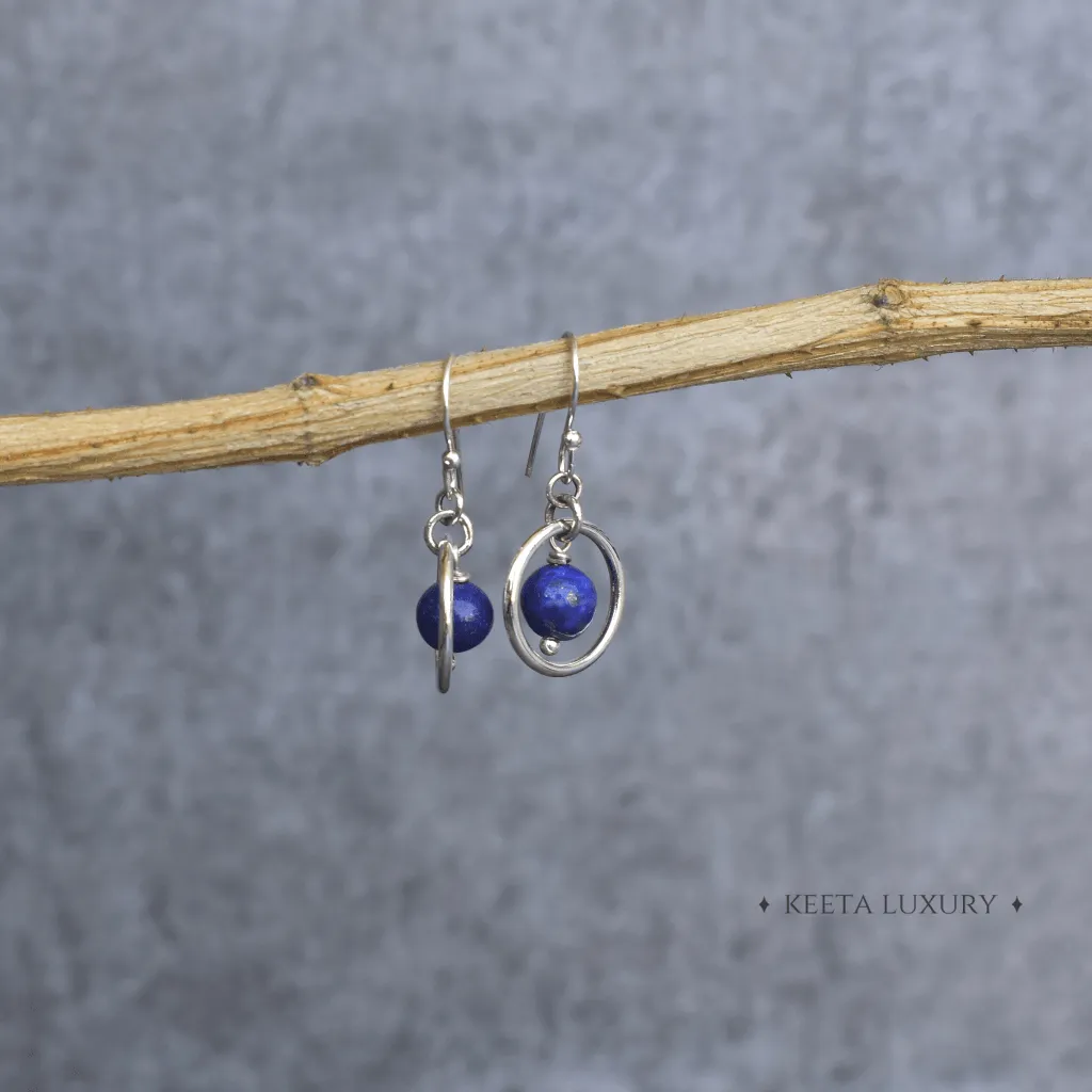 Wisdom - Lapis Earrings