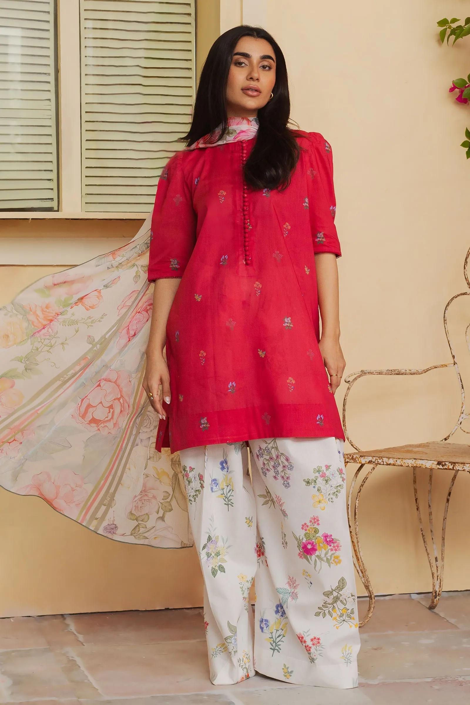 Zara Shahjahan Coco Prints Vol-II – COCO CHERRY-D2